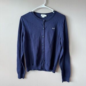 Women’s Vineyard Vines 100% Cotton Navy Button Cardigan Size‎ Small